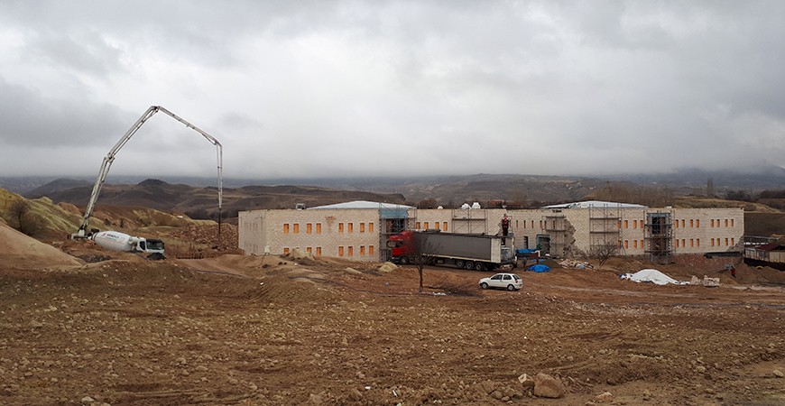 Nevşehir-Ürgüp Ajwa Otel Çelik Kontrüksiyon Çatı Projesi