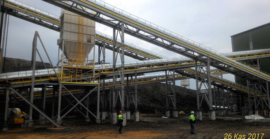 Çanakkale Lapseki Altın Ve Gümüş Madeni Projesi Çelik İmalat ve Montaj İşleri